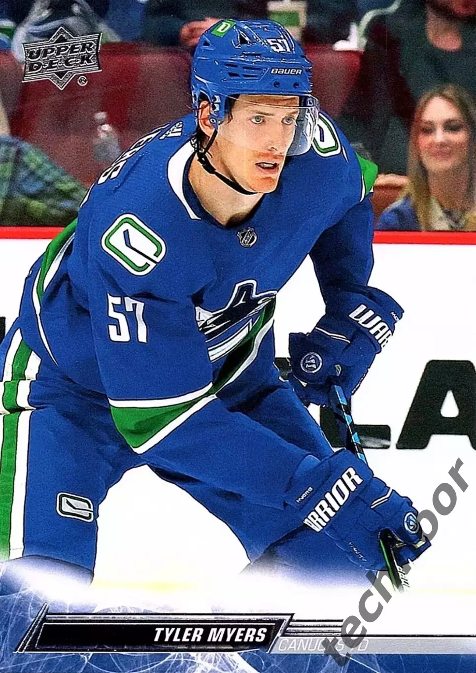 Карточка NHL Tyler Myers Vancouver Canucks/Тайлер Майерс Ванкувер НХЛ