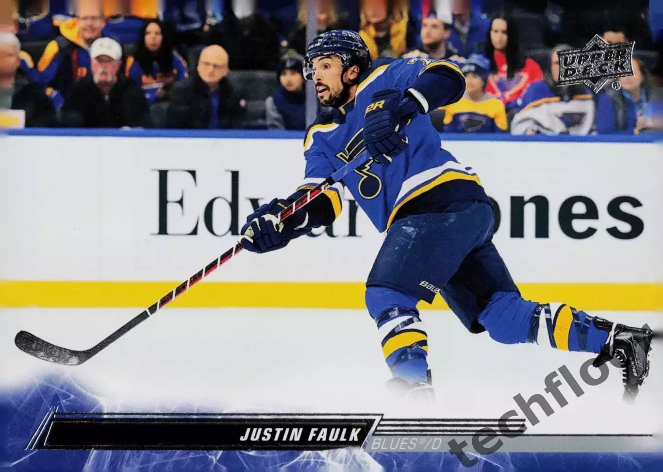 Карточка NHL Justin Faulk St. Louis Blues/ Джастин Фолк Сент-Луис НХЛ