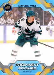 Карточка NHL Michael Misa San Jose Sharks/Майкл Миса Сан-Хосе НХЛ