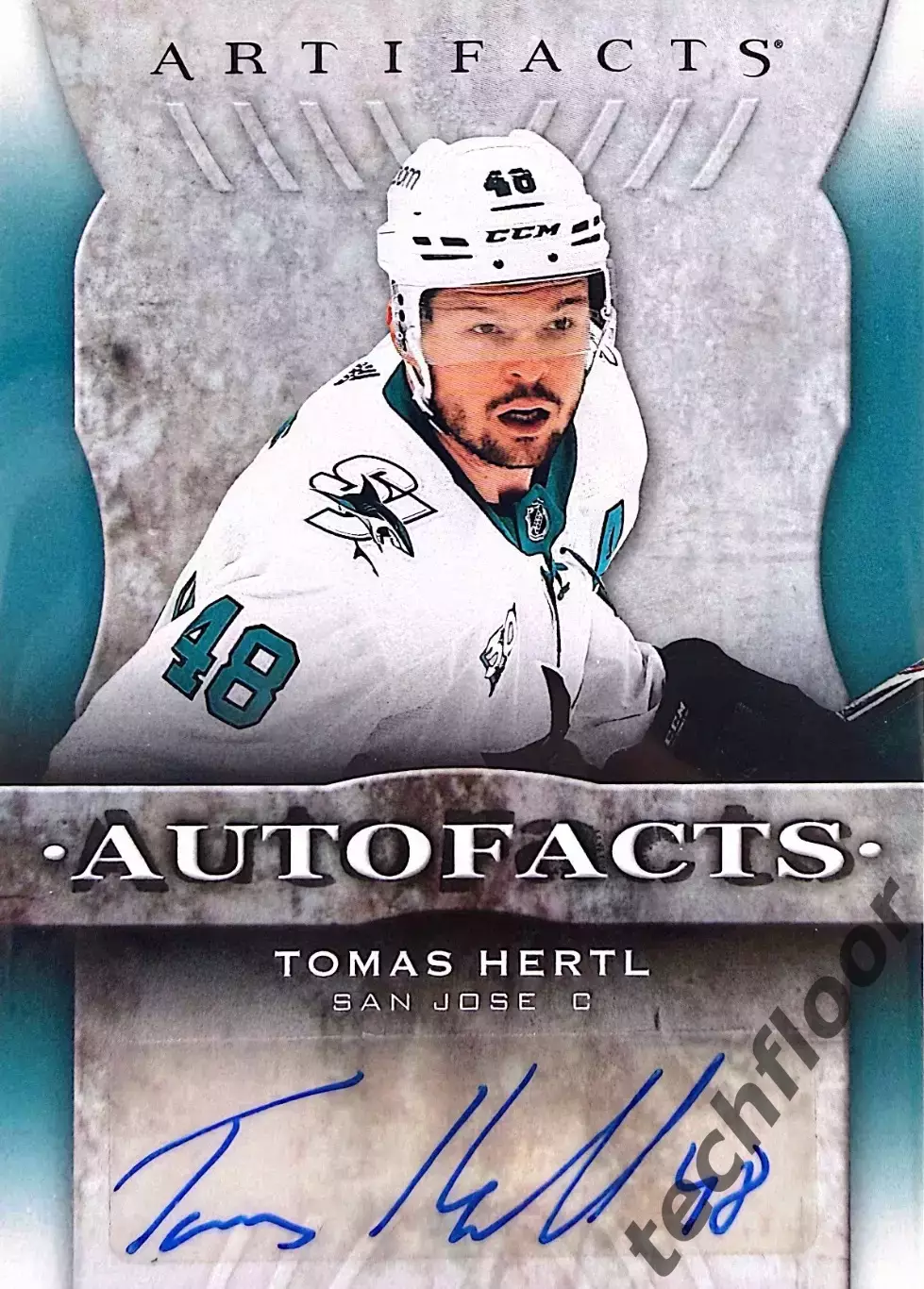 Карточка NHL Tomas Hertl San Jose Sharks/ Томаш Гертл Сан-Хосе НХЛ