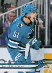 Карточка NHL Collin Graf San Jose Sharks / Коллин Граф Сан-Хосе Шаркс НХЛ