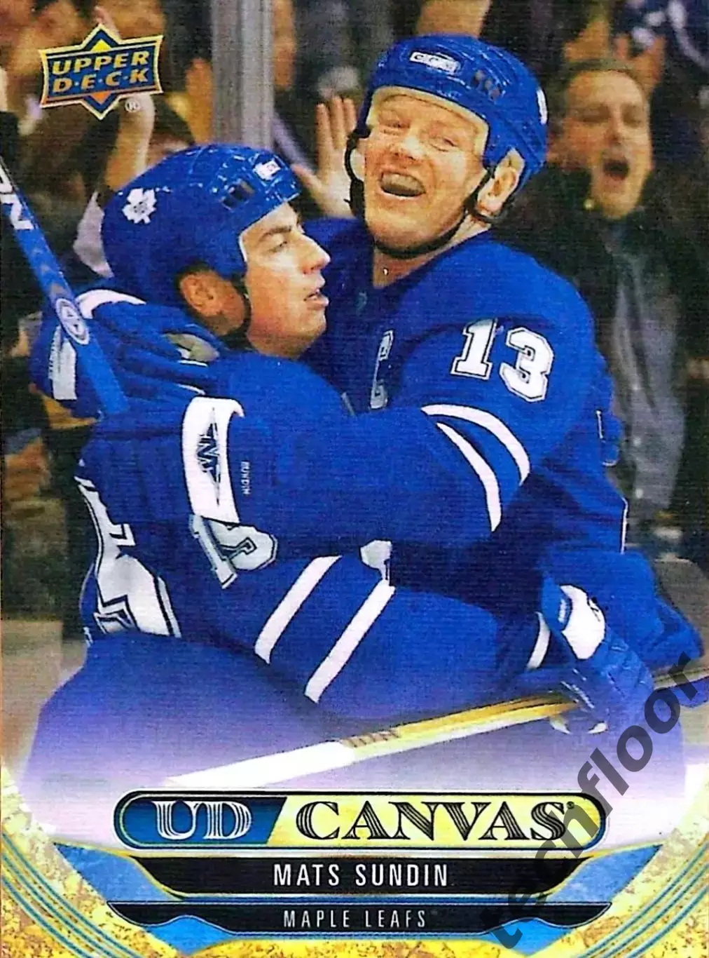 Карточка Canvas NHL Mats Sundin Toronto Maple Leafs/Матс Сундин Торонто НХЛ