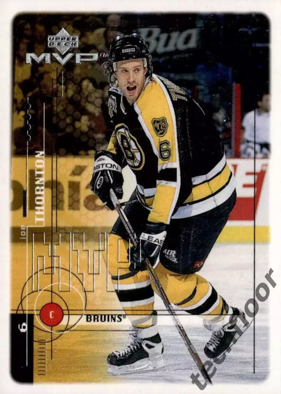 Карточка NHL Joe Thornton Boston Bruins/Джо Торнтон Бостон НХЛ