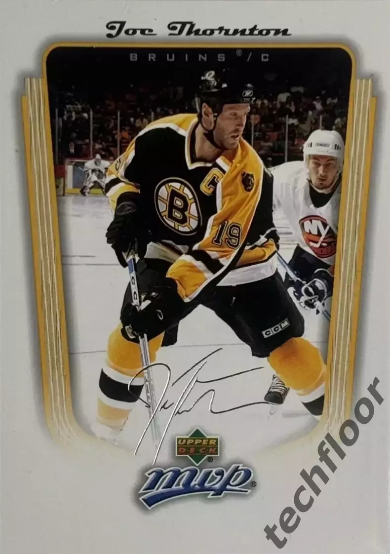 Карточка NHL Joe Thornton Boston Bruins/Джо Торнтон Бостон НХЛ