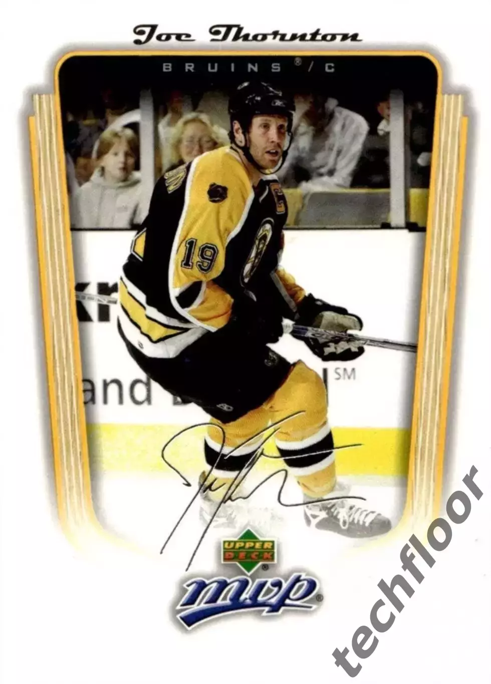 Карточка NHL Joe Thornton Boston Bruins/Джо Торнтон Бостон НХЛ