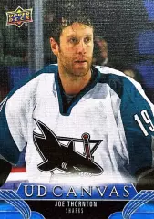 Карточка Canvas NHL Joe Thornton San Jose Sharks/Джо Торнтон Сан-Хосе Шаркс НХЛ