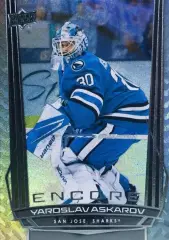 Карточка NHL Yaroslav Askarov San Jose Sharks/Ярослав Аскаров Сан-Хосе НХЛ