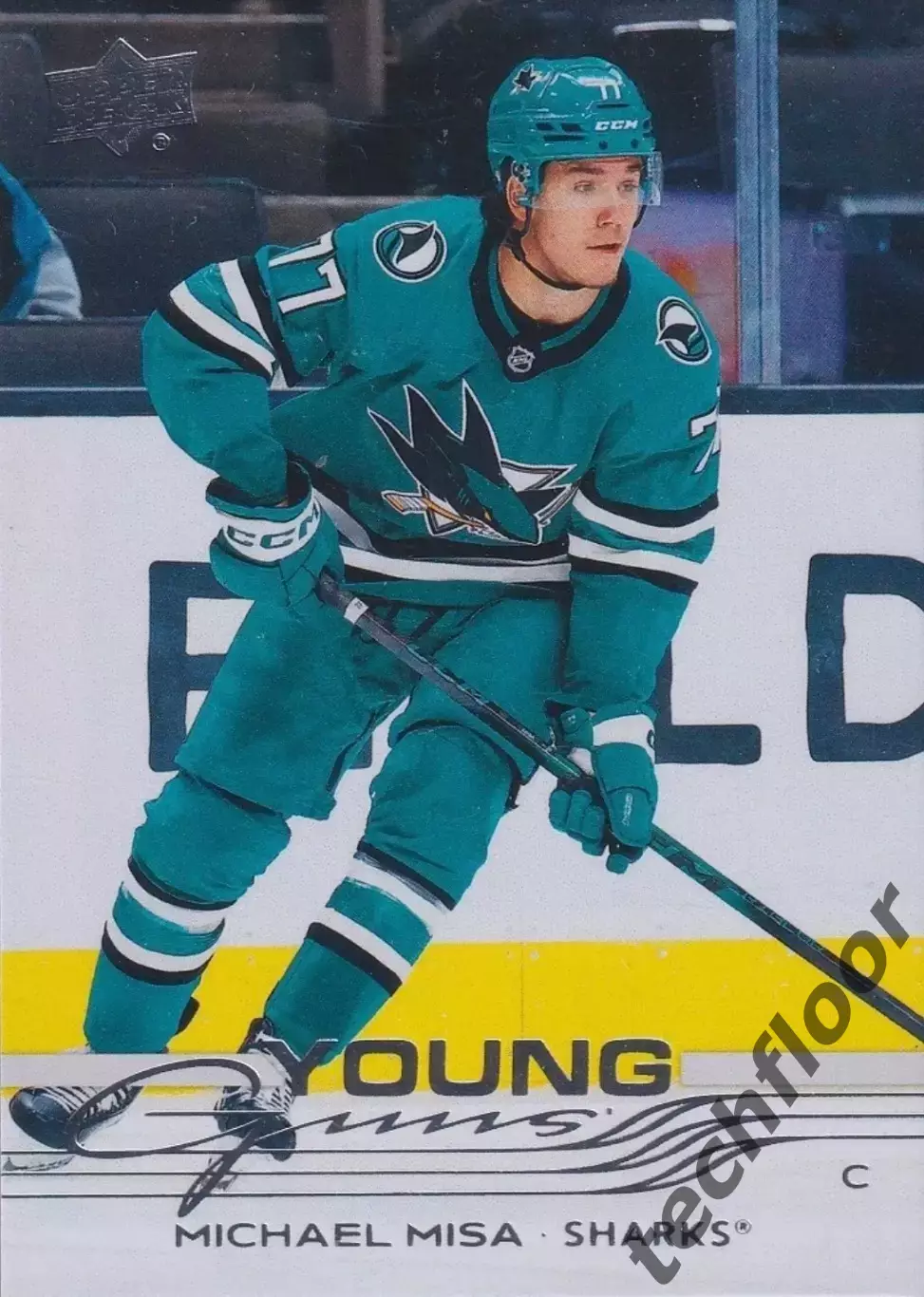 Карточка NHL Michael Misa San Jose Sharks/Майкл Миса Сан-Хосе НХЛ