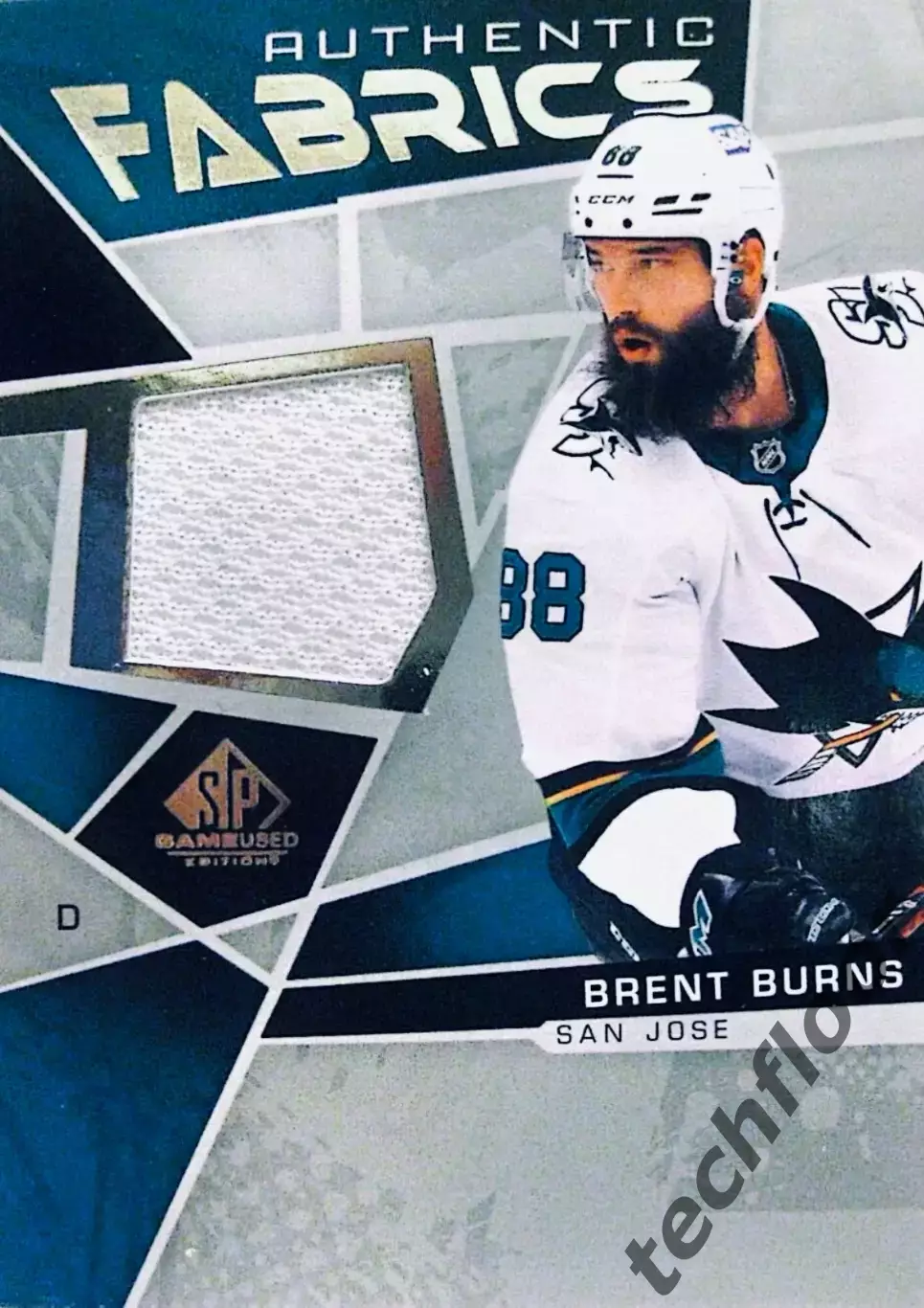 Карточка NHL Brent Burns San Jose Sharks /Брент Бернс Сан-Хосе НХЛ