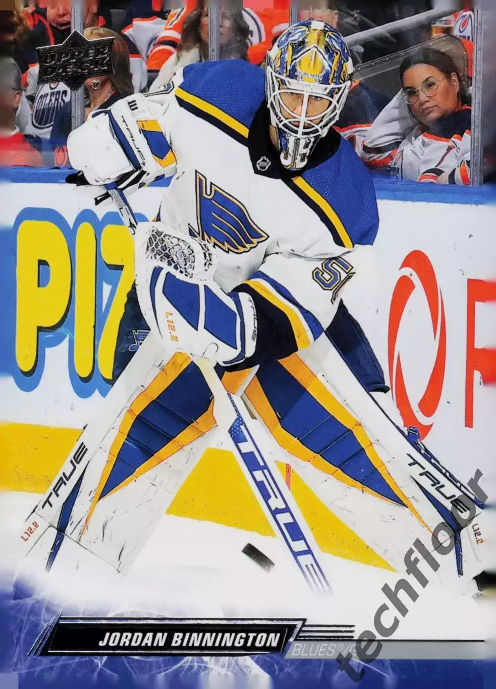 Карточка NHL Jordan Binnington St. Louis Blues/ Джордан Биннингтон Сент-Луис НХЛ