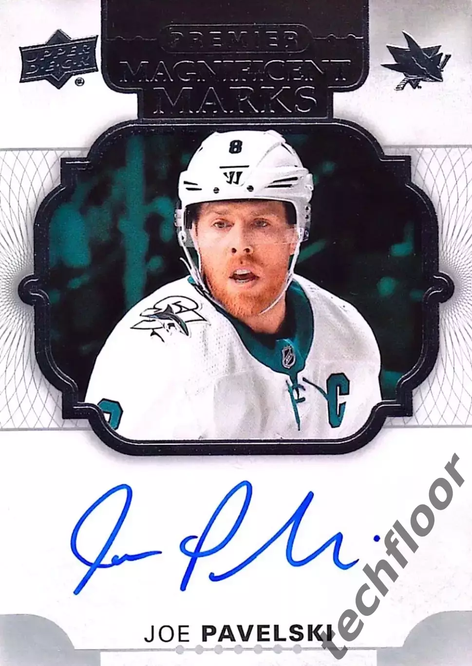 Карточка NHL Joe Pavelski San Jose Sharks/Джо Павелски Сан-Хосе НХЛ