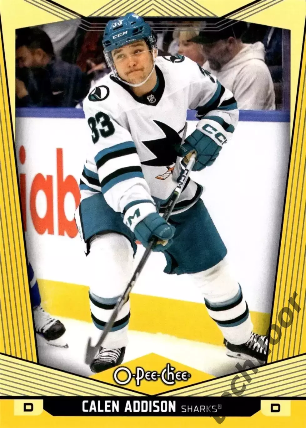 Карточка NHL Calen Addison San Jose Sharks/ Кален Эддисон Сан-Хосе НХЛ