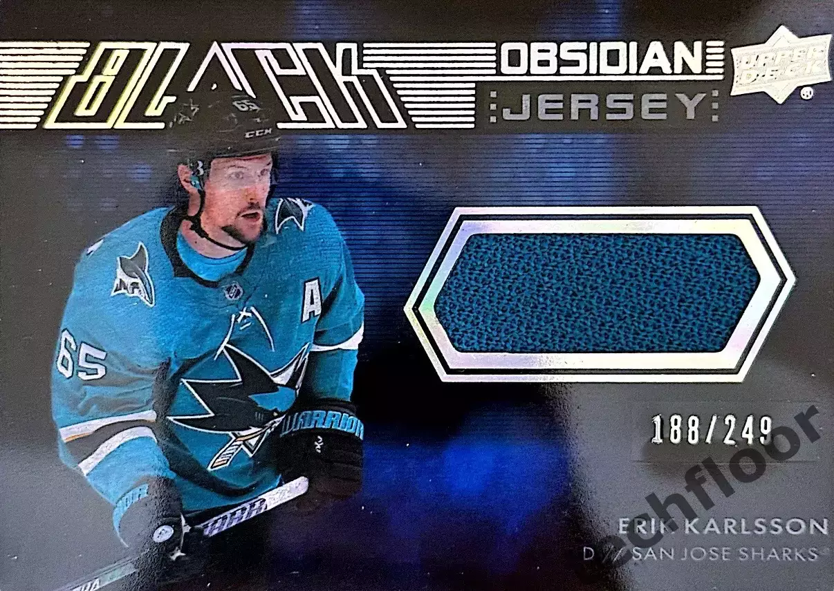 Карточка NHL Erik Karlsson San Jose Sharks /Эрик Карлссон Сан-Хосе НХЛ