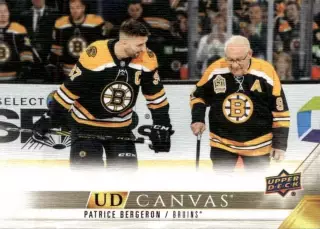 Карточка Canvas NHL Patrice Bergeron Boston Bruins/Патрис Бержерон Бостон НХЛ