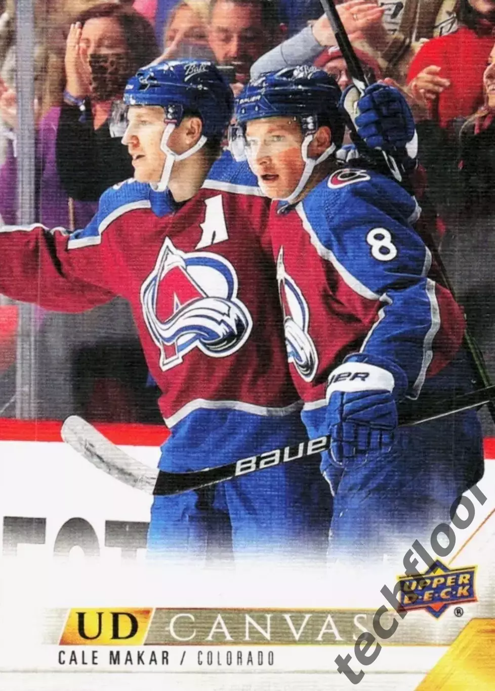 Карточка Canvas NHL Cale Makar Colorado Avalanche/Кейл Макар Колорадо НХЛ