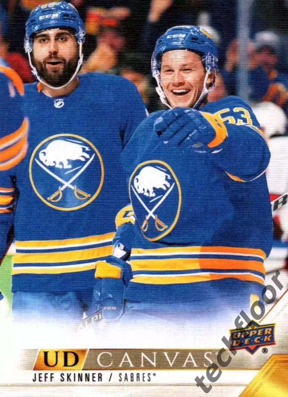 Карточка Canvas NHL Jeff Skinner Buffalo Sabres/Джефф Скиннер Баффало НХЛ