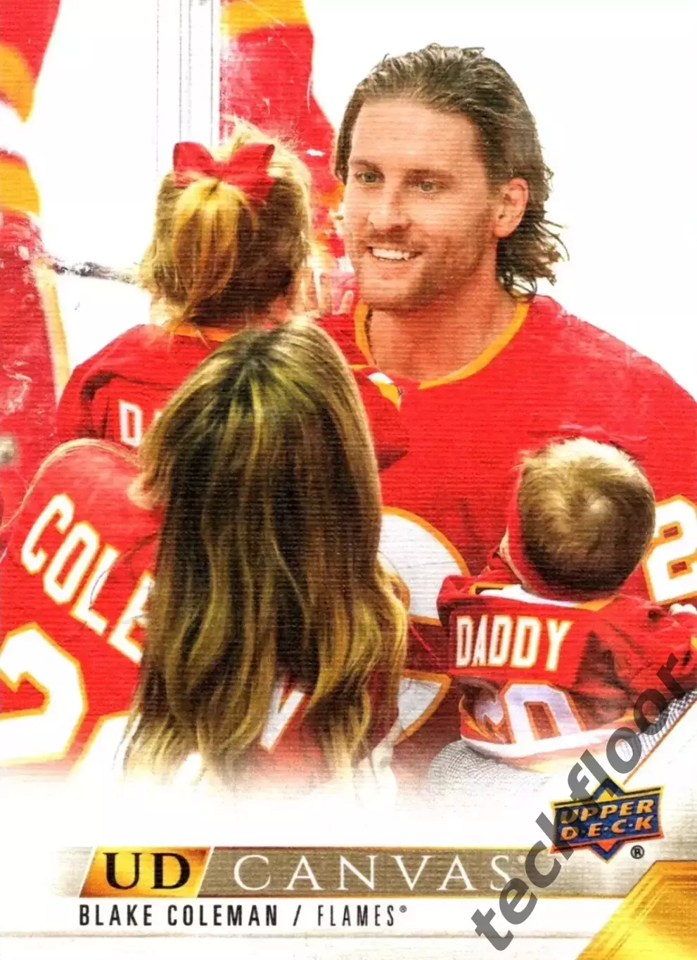 Карточка Canvas NHL Blake Coleman Calgary Flames/Блейк Коулман Калгари НХЛ