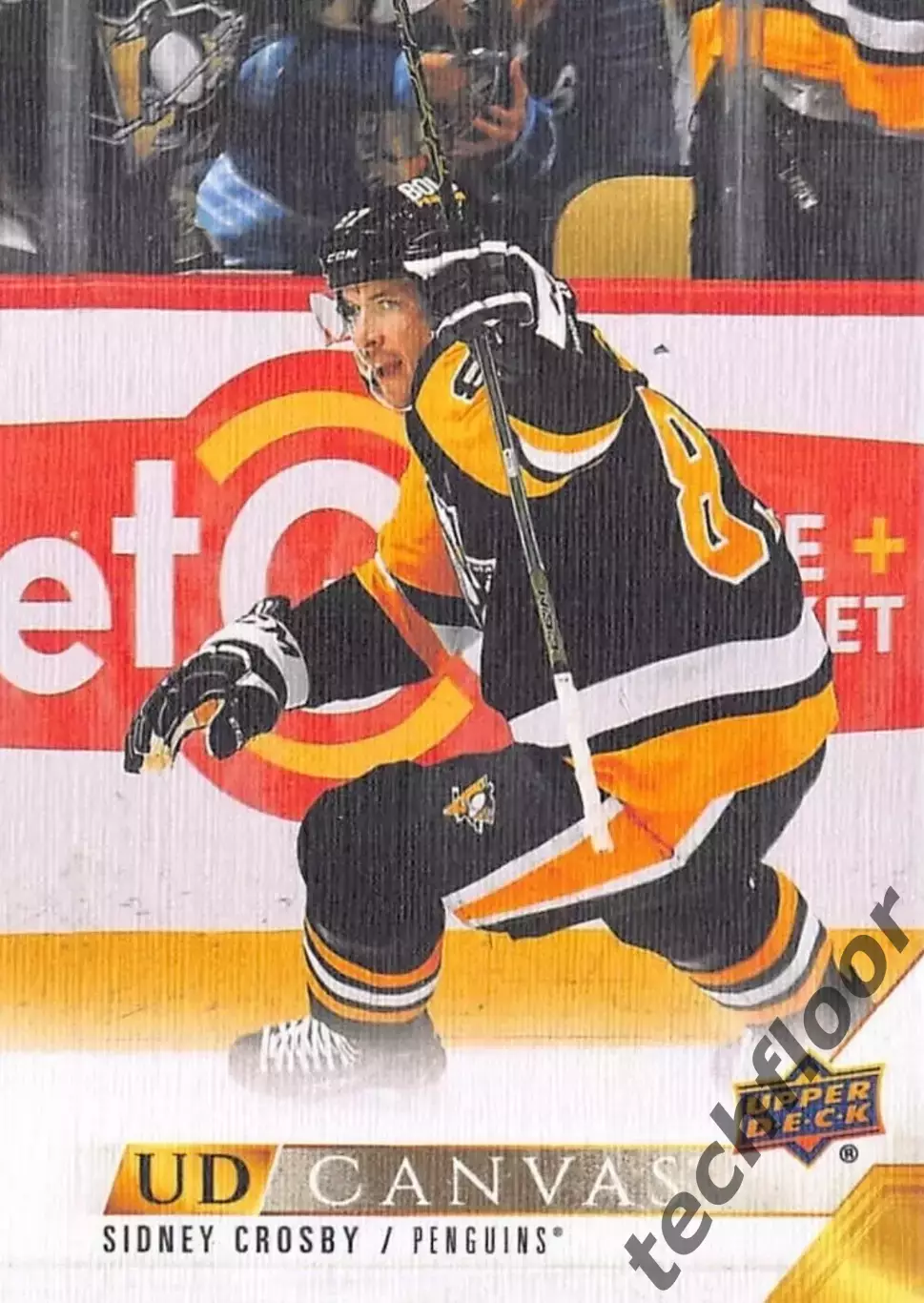 Карточка Canvas NHL Sidney Crosby Pittsburgh Penguins/Сидни Кросби Питтсбург НХЛ