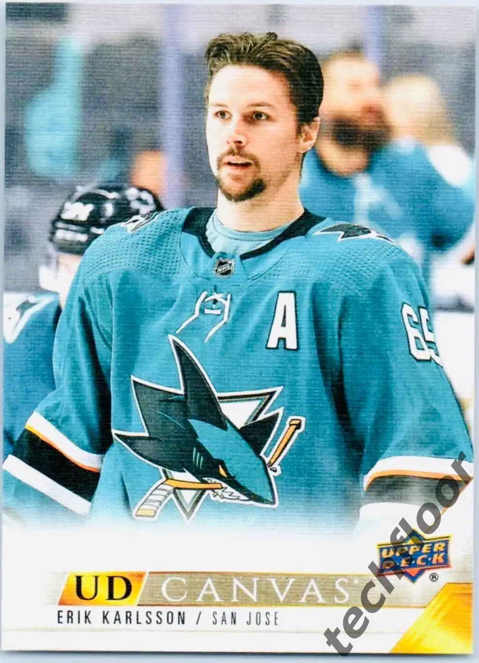 Карточка Erik Karlsson San Jose Sharks/Эрик Карлссон Сан-Хосе Шаркс НХЛ