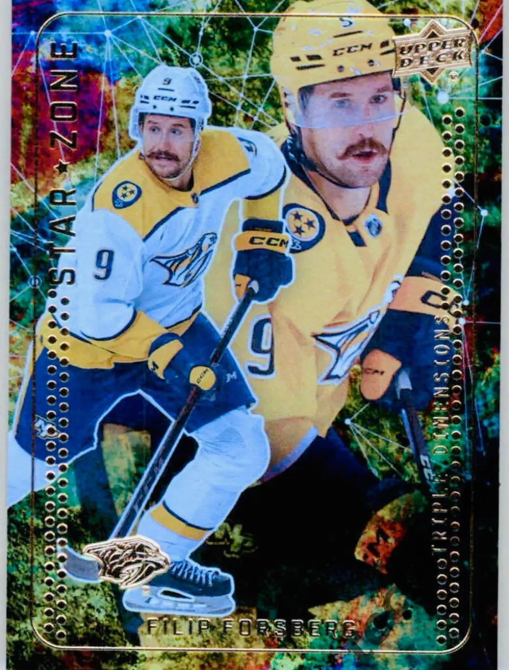 Карточка NHL Filip Forsberg Nashville Predators/Филип Форсберг Нэшвилл Предаторз