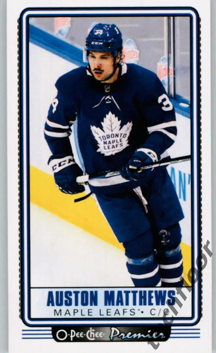 Карточка NHL Auston Matthews Toronto Maple Leafs/Остон Мэттьюс Торонто НХЛ