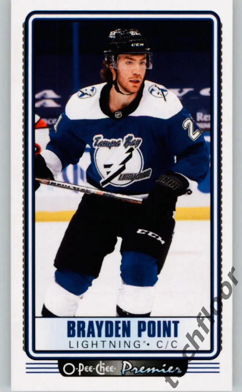 Карточка NHL Brayden Point Tamba Bay Lightning/Брэйден Поинт Тампа-Бэй НХЛ