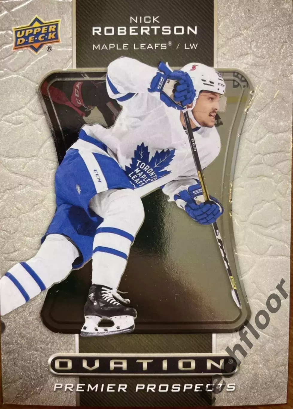 Карточка NHL Nick Robertson Toronto Maple Leafs