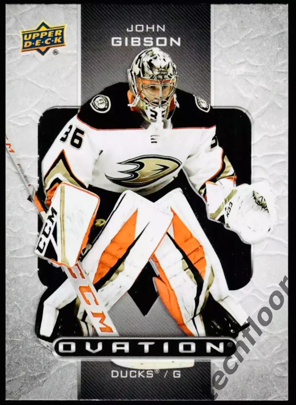 Карточка NHL John Gibson Anaheim Ducks