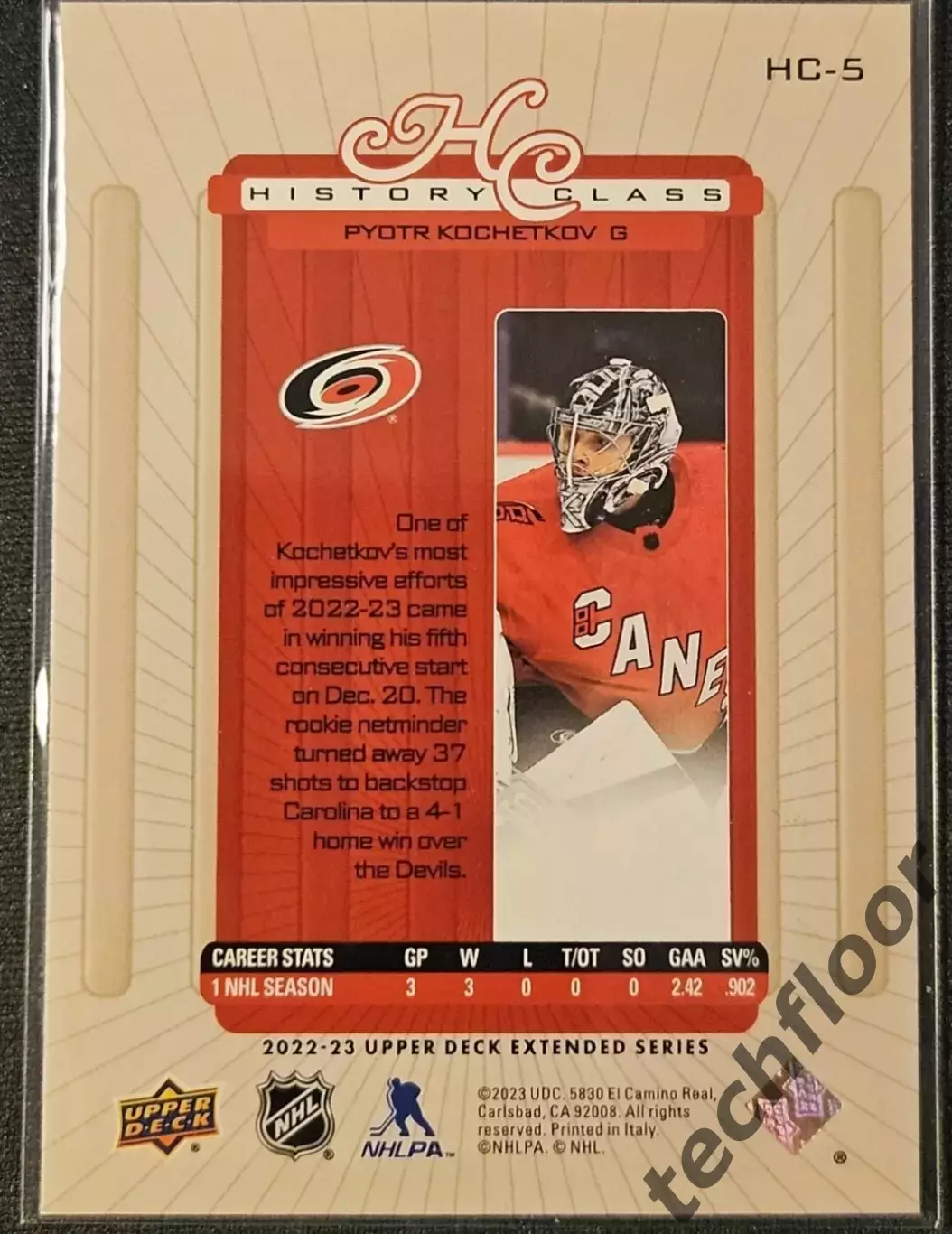 Карточка NHL Pyotr Kochetkov 1