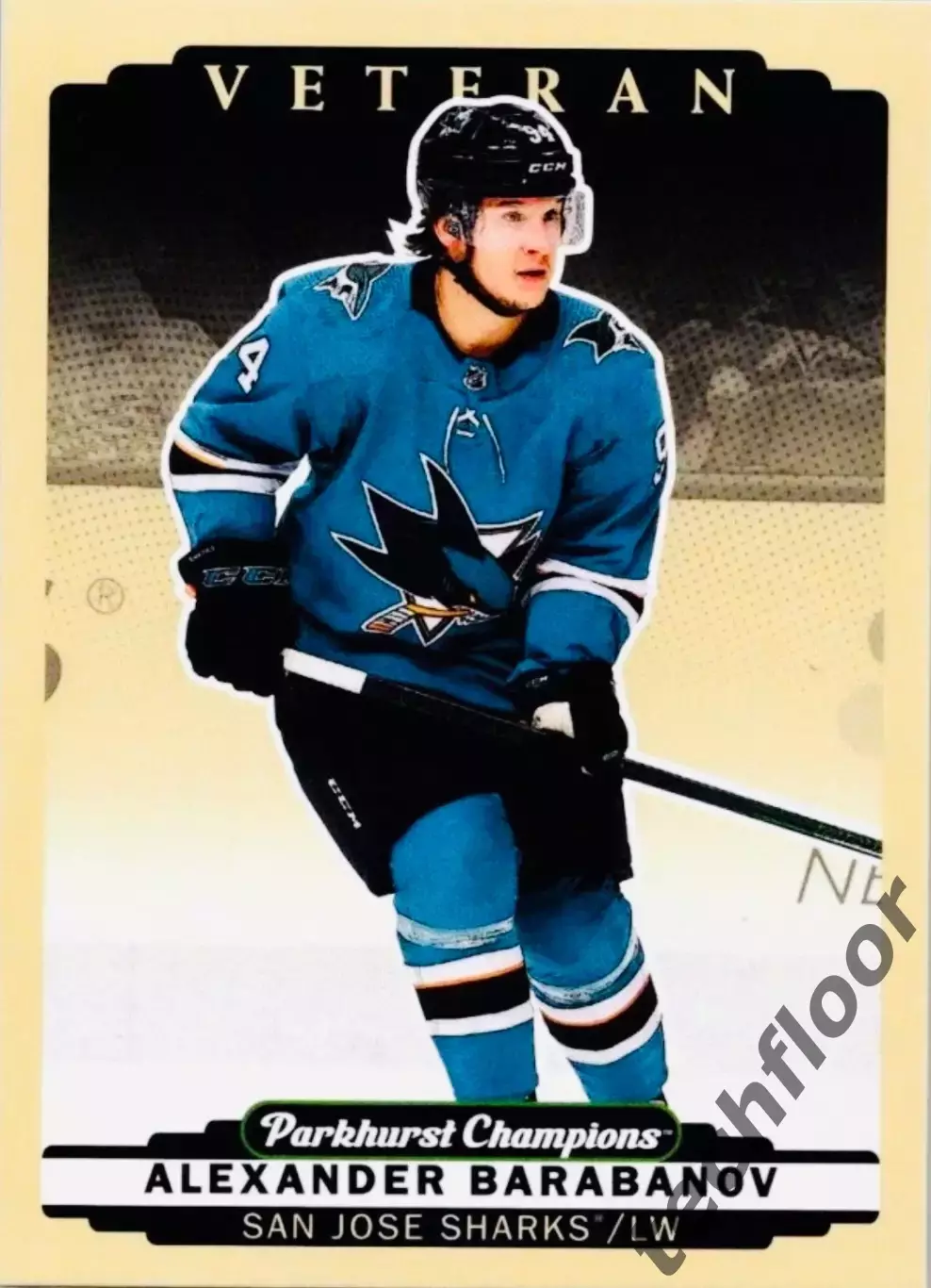 Карточка NHL Alexander Barabanov San Jose Sharks / Александр Барабанов