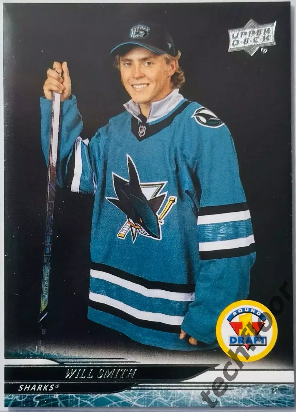 Карточка NHL 747 Will Smith San Jose Sharks