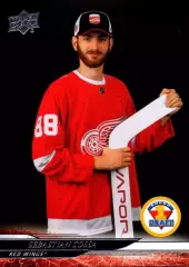 Карточка NHL Sebastian Cossa Detroit Red Wings