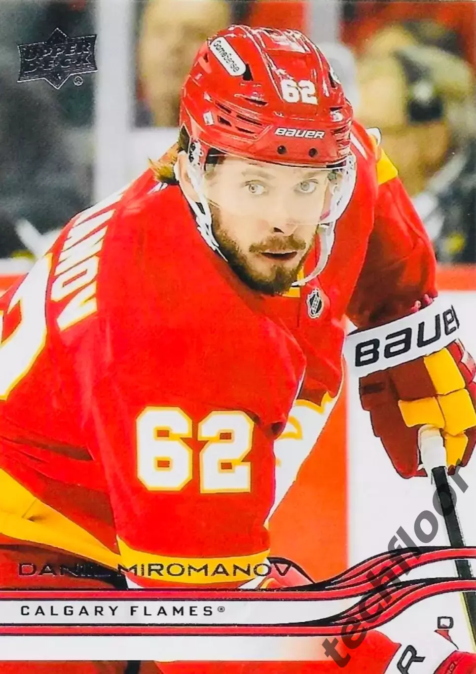 Карточка NHL Daniil Miromanov Calgary Flames/Даниил Мироманов Калгари НХЛ