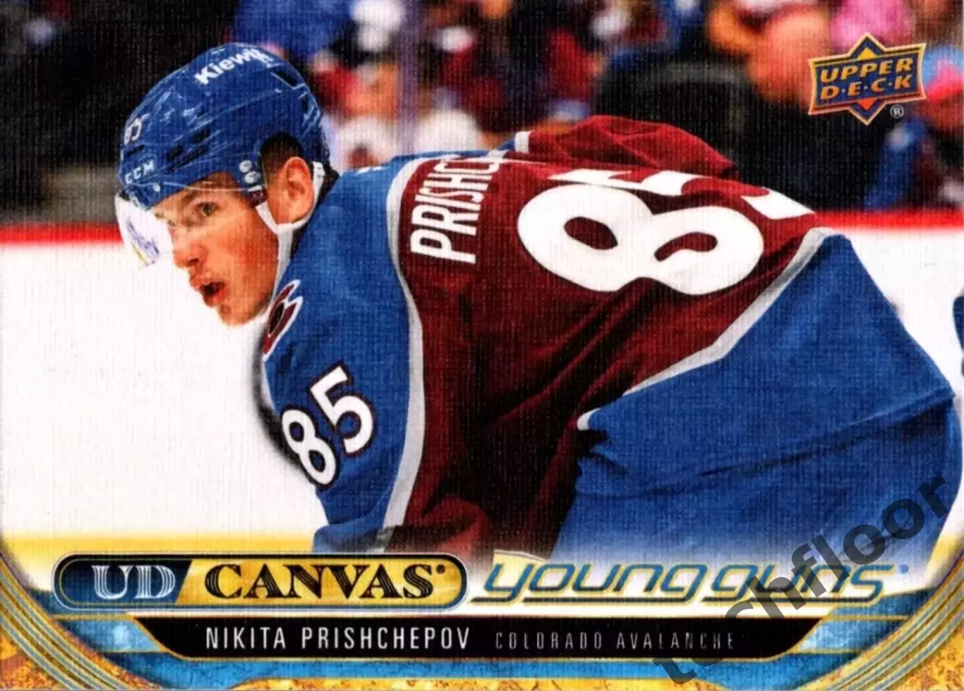 Карточка NHL Nikita Prishchepov Colorado Avalanche/Никита Прищепов Колорадо НХЛ