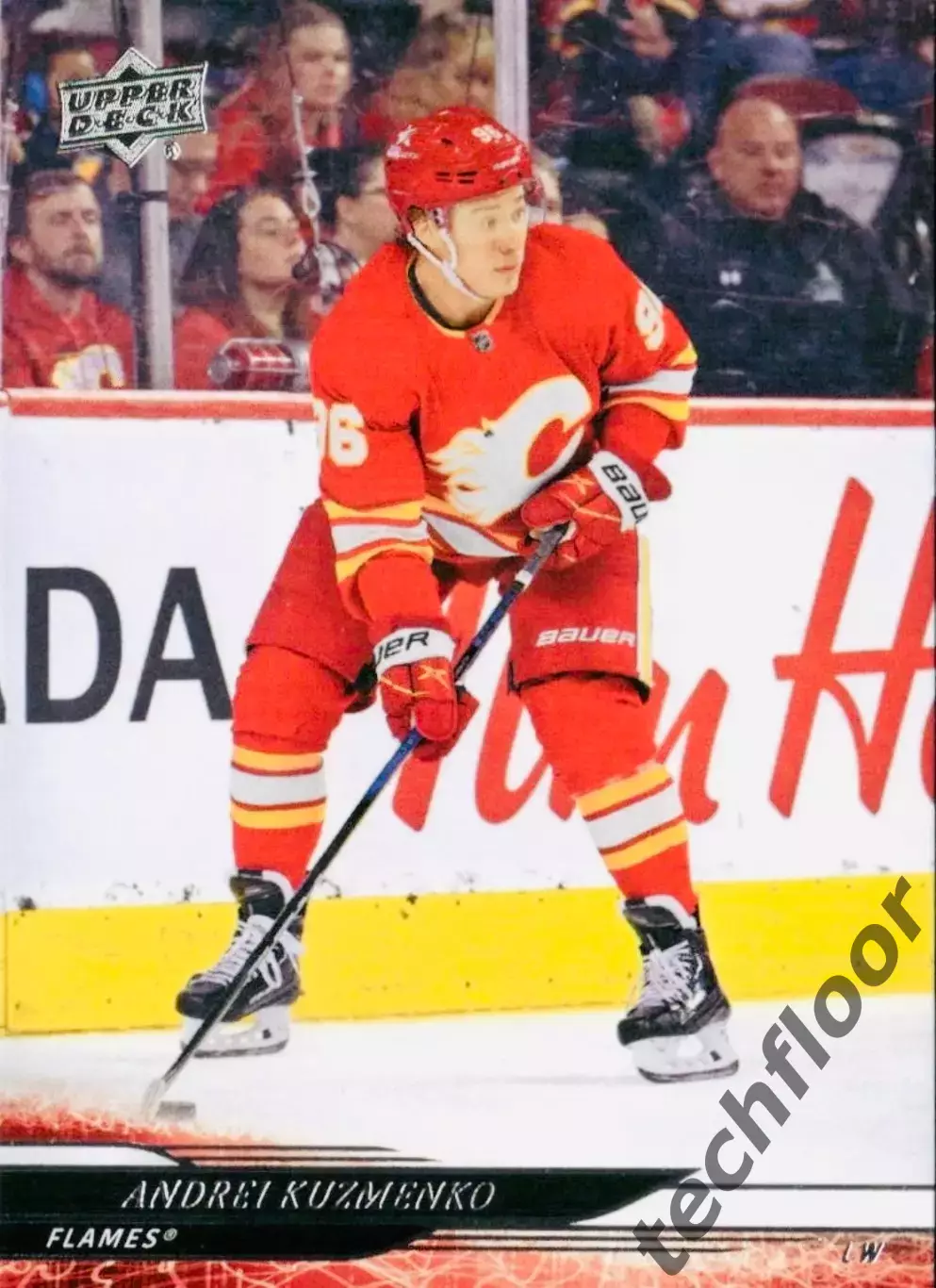 Карточка NHL Andrei Kuzmenko Calgary Flames/Андрей Кузьменко Калгари НХЛ
