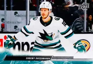 Карточка NHL Evgeny Svexhnikov San Jose Sharks/Евгений Свечников Сан-Хосе НХЛ