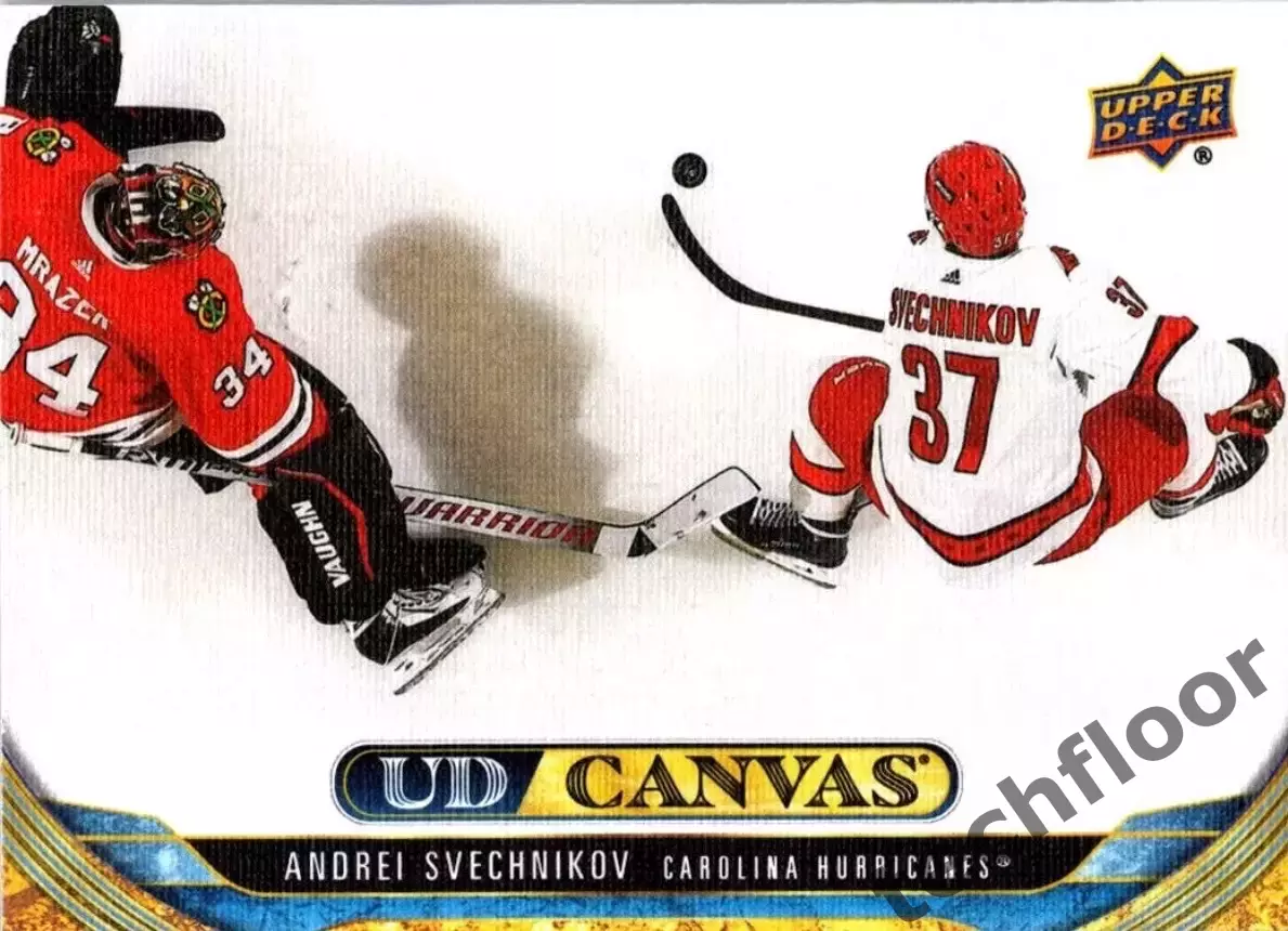 Карточка NHL Andrei Svechnikov Carolina Hurricanes/Андрей Свечников Каролина НХЛ