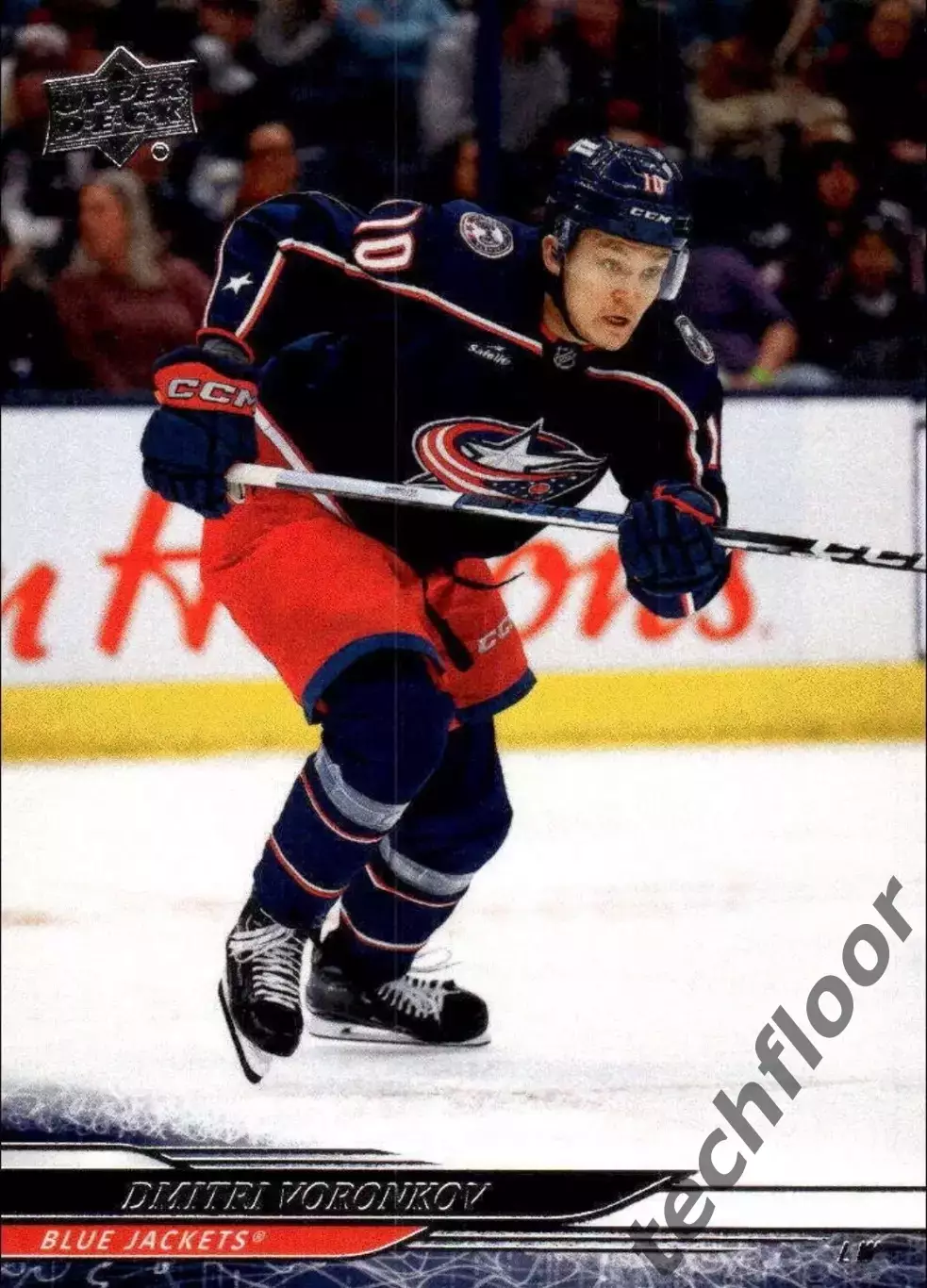 Карточка NHL Dmitri Voronkov Columbus Blue Jackets/Дмитрий Воронков Коламбус НХЛ