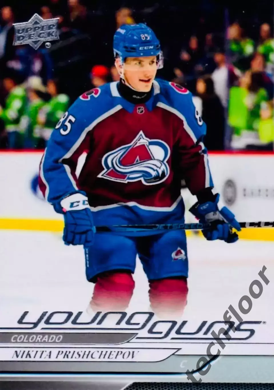 Карточка NHL Nikita Prishchepov Colorado Avalanche/Никита Прищепов Колорадо НХЛ