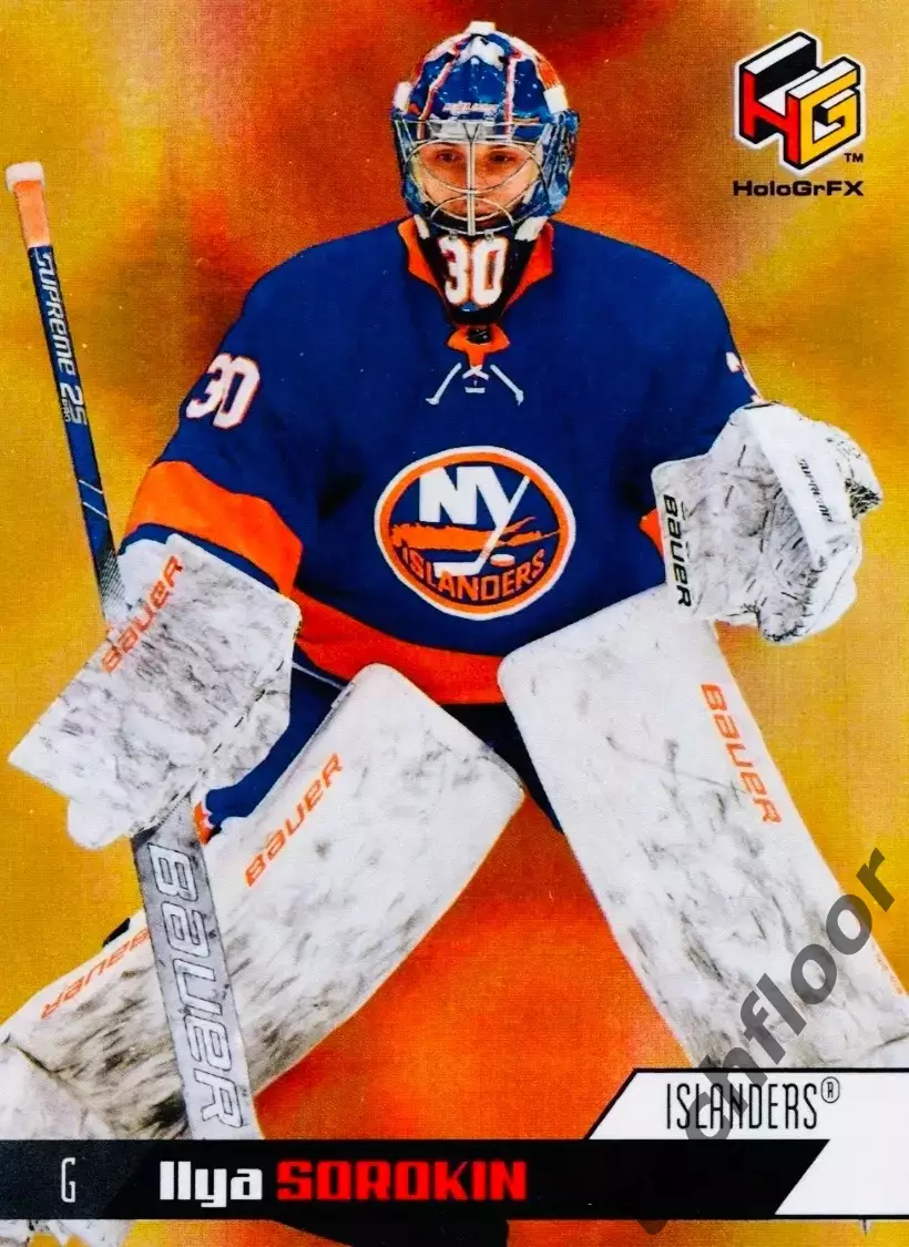 Карточка NHL Ilya Sorokin New York Islanders/Илья Сорокин Айлендерс НХЛ