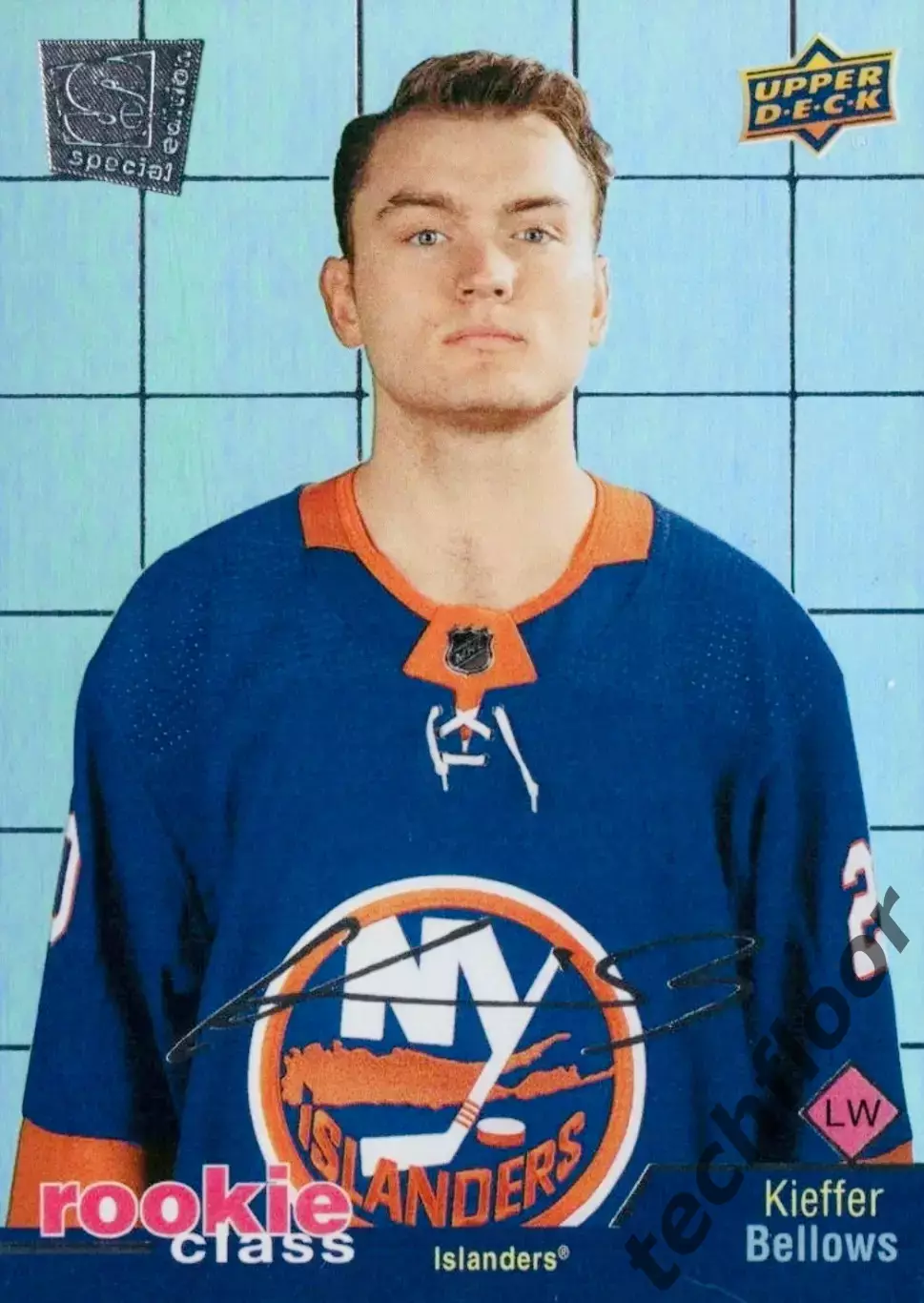 Карточка NHL Kieffer Bellows New York Islanders/ Киффер Беллоуз Айлендерс НХЛ