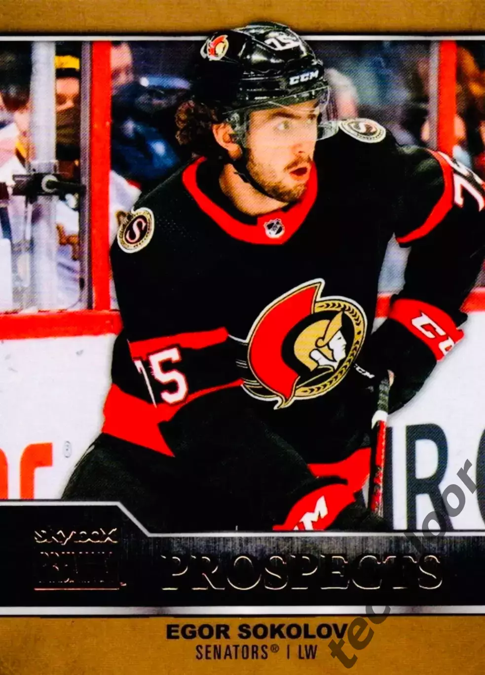 Карточка NHL Egor Sokolov Ottawa Senators/Егор Соколов Оттава НХЛ
