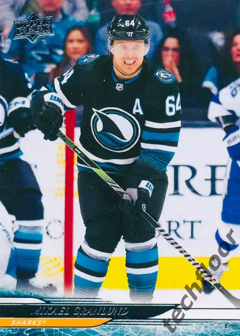 Карточка NHL Mikael Granlund San Jose Sharks/Микаэль Гранлунд Сан-Хосе НХЛ