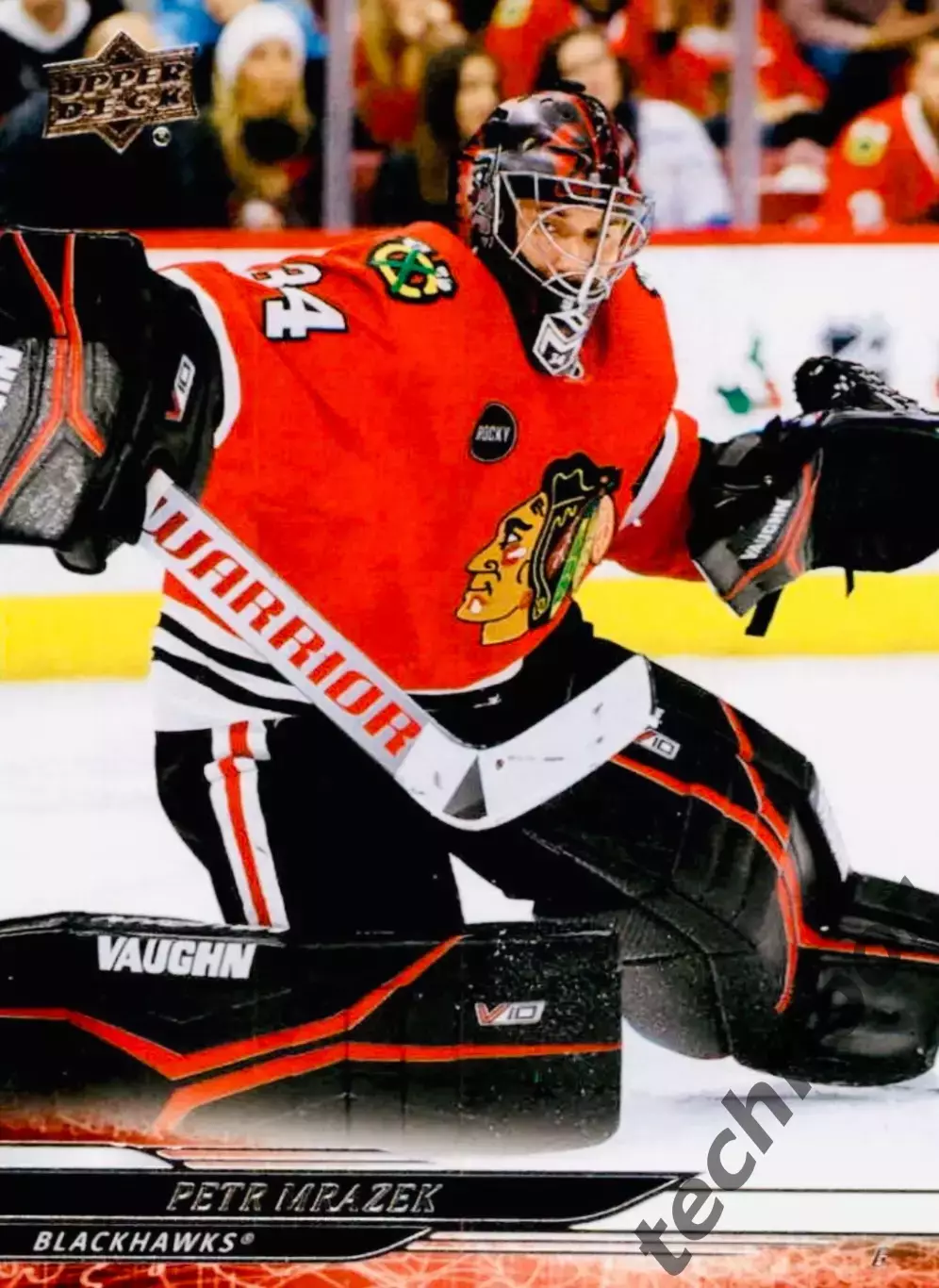 Карточка NHL Petr Mrazek Chicago Blackhawks/Петр Мразек Чикаго НХЛ
