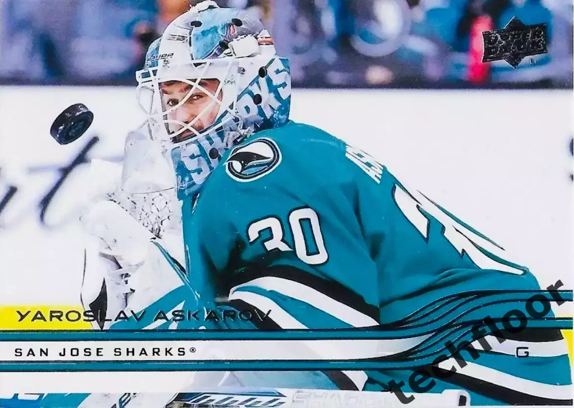 Карточка NHL Yaroslav Askarov San Jose Sharks/ Ярослав Аскаров