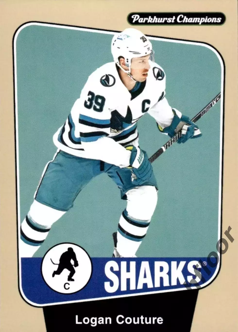 Карточка NHL Logan Couture San Jose Sharks /Логан Кутюр Сан-Хосе Шаркс НХЛ