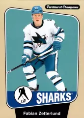 Карточка NHL Fabian Zetterlund San Jose Sharks /Фабиан Зеттерлунд Сан-Хосе Шаркс