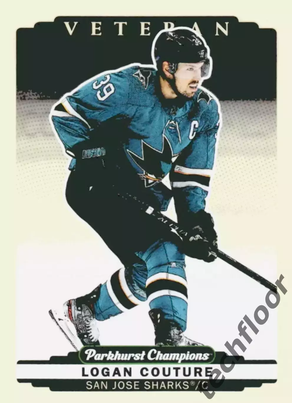 Карточка NHL Logan Couture San Jose Sharks/ Логан Кутюр Сан-Хосе Шаркс НХЛ