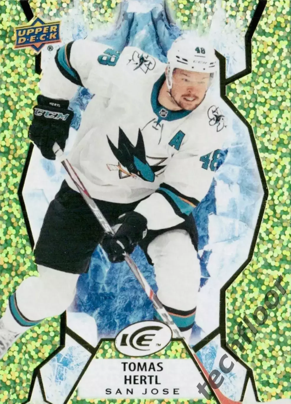 Карточка NHL Tomas Hertl San Jose Sharks/Томаш Гертл Сан-Хосе Шаркс НХЛ