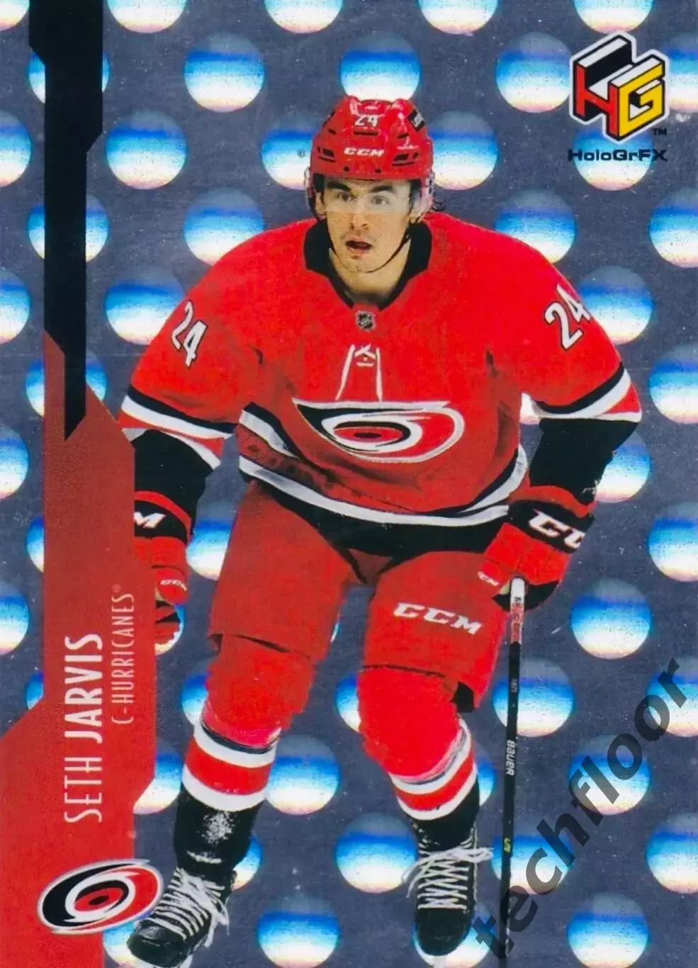 Карточка NHL Seth Jarvis Carolina Hurricanes/Сет Джарвис Каролина НХЛ